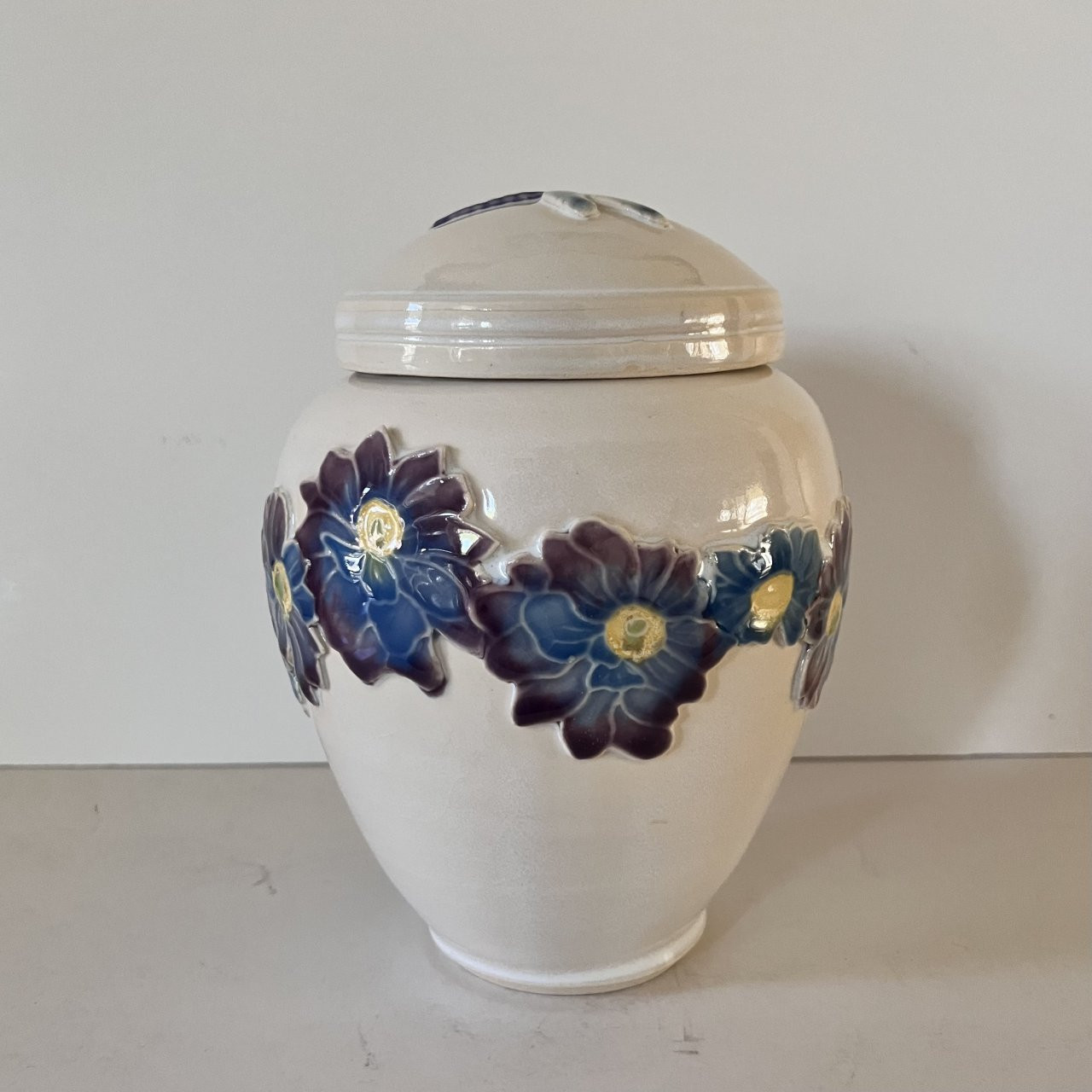 flower memorial urn